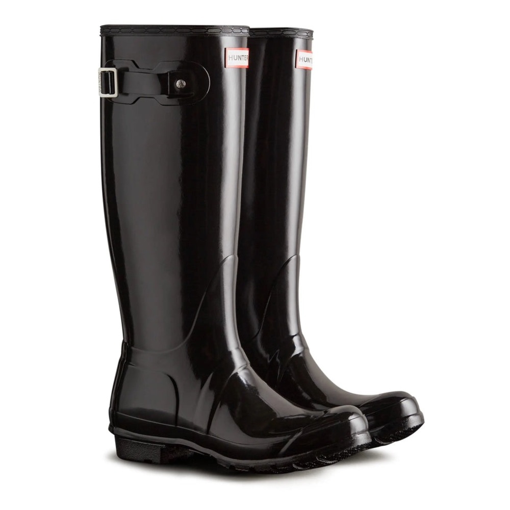 Hunter Original Tall Gloss Black Rain Boots
